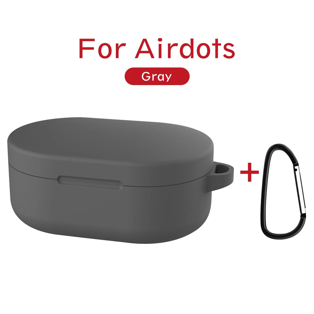 Чехол для Xiaomi Redmi Airdots силиконовый чехол Air Dots TWS Youth Version наушников с крючком защиты