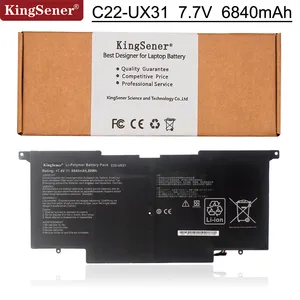 KingSener C22-UX31 Аккумулятор для ноутбука ASUS Zenbook UX31 UX31A UX31E UX31E-DH72 C22-UX31 C23-UX31 7,4 V 50WH6840mAh