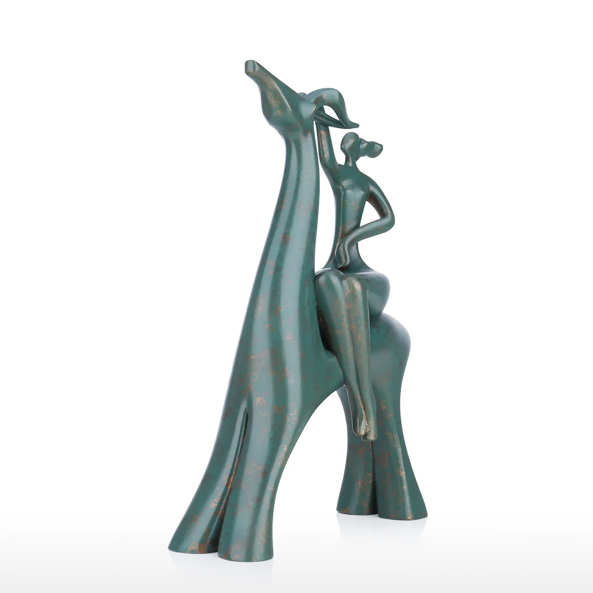 Tooarts олень рыцарь Ретро Смола скульптура абстрактный животный орнамент