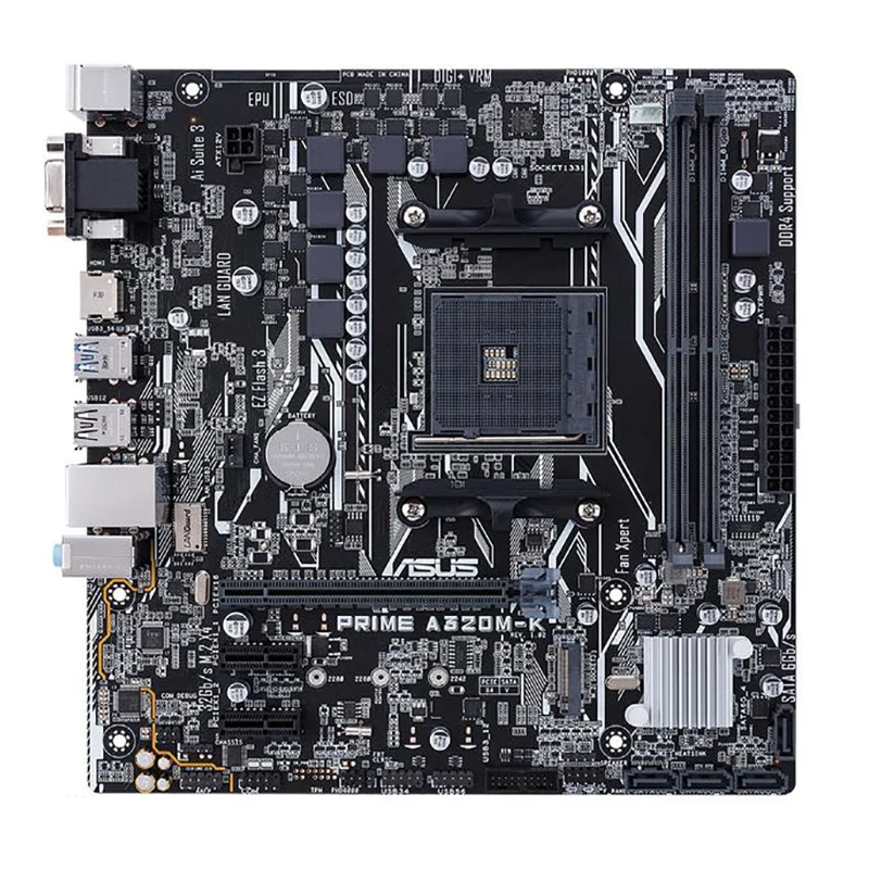 Новая материнская плата ASUS PRIME разъем AM4 DDR4 USB3.0 SATA3 HDMI VGA 32 Гб B320 настольная