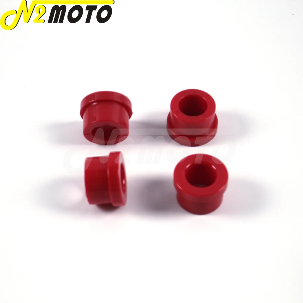 Красный набор втулок для Руля Мотоцикла Сменные втулки руля Harley Touring FLH FLHT Trike