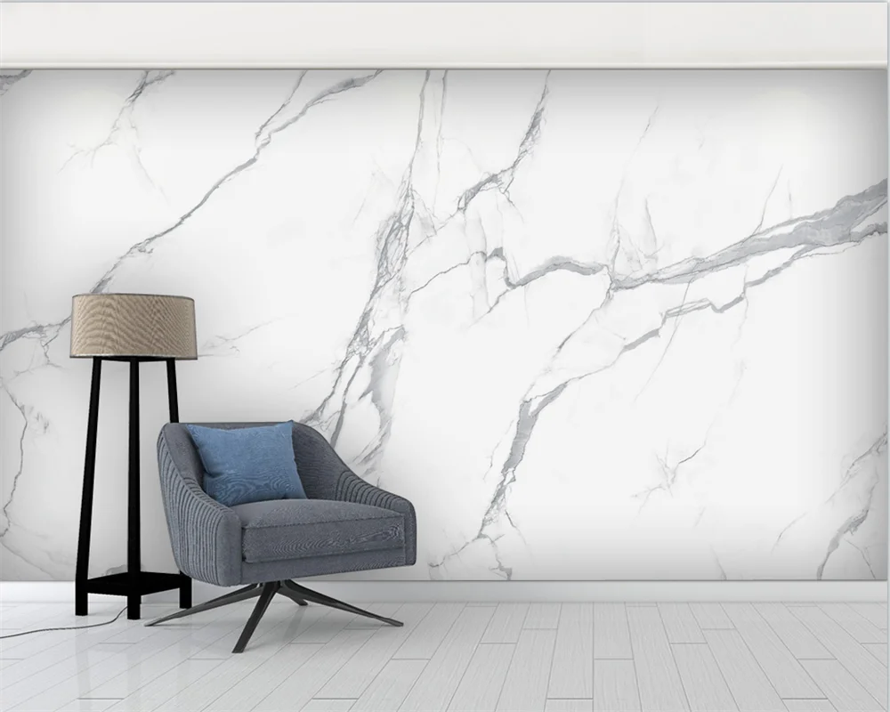 

beibehang Custom modern minimalist marbled jazz white slab background wallpaper papel de pared wall papers home decor