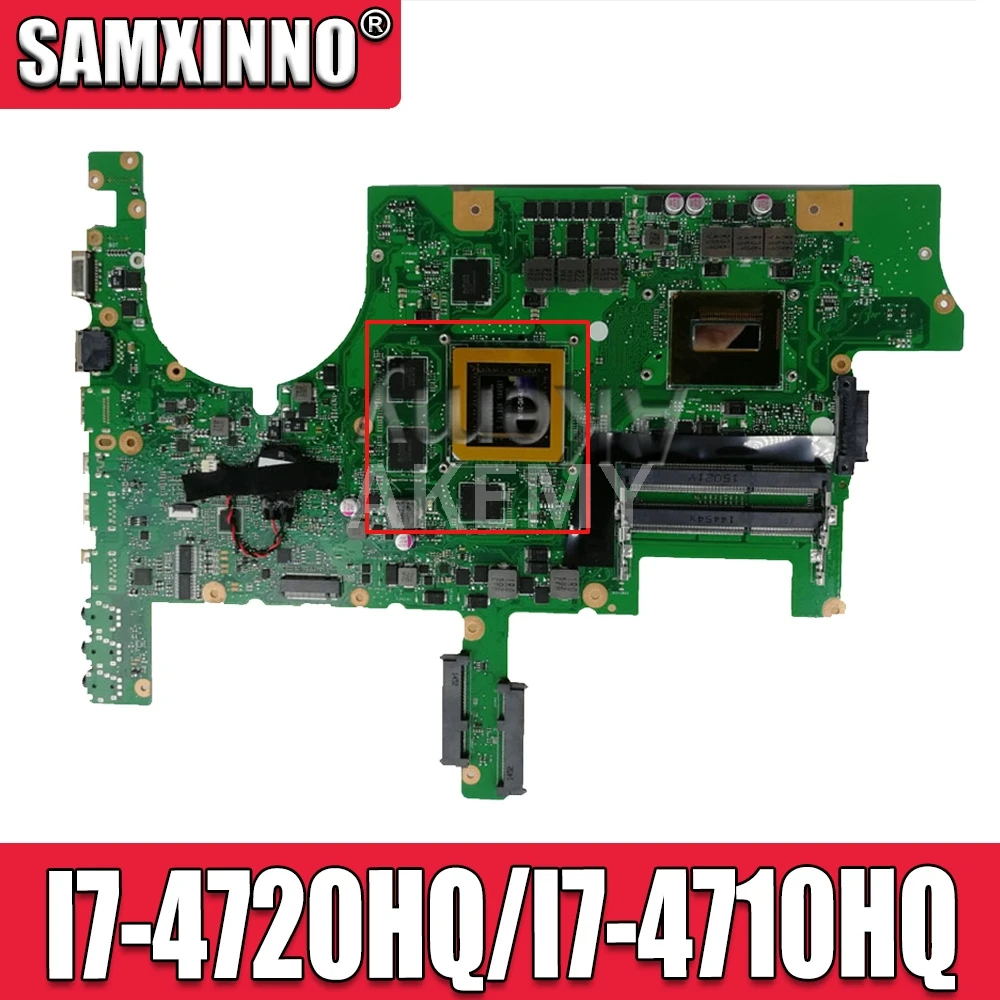 

G751JY Motherboard For ASUS G751J G751JL G751JT G751JM Laptop Mainboard with I7-4720HQ/I7-4710HQ CPU GTX980M 4GB Test
