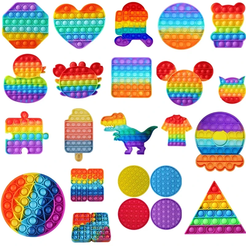 

Оптовая продажа, 10 шт./лот, игрушка-антистресс с пузырьками