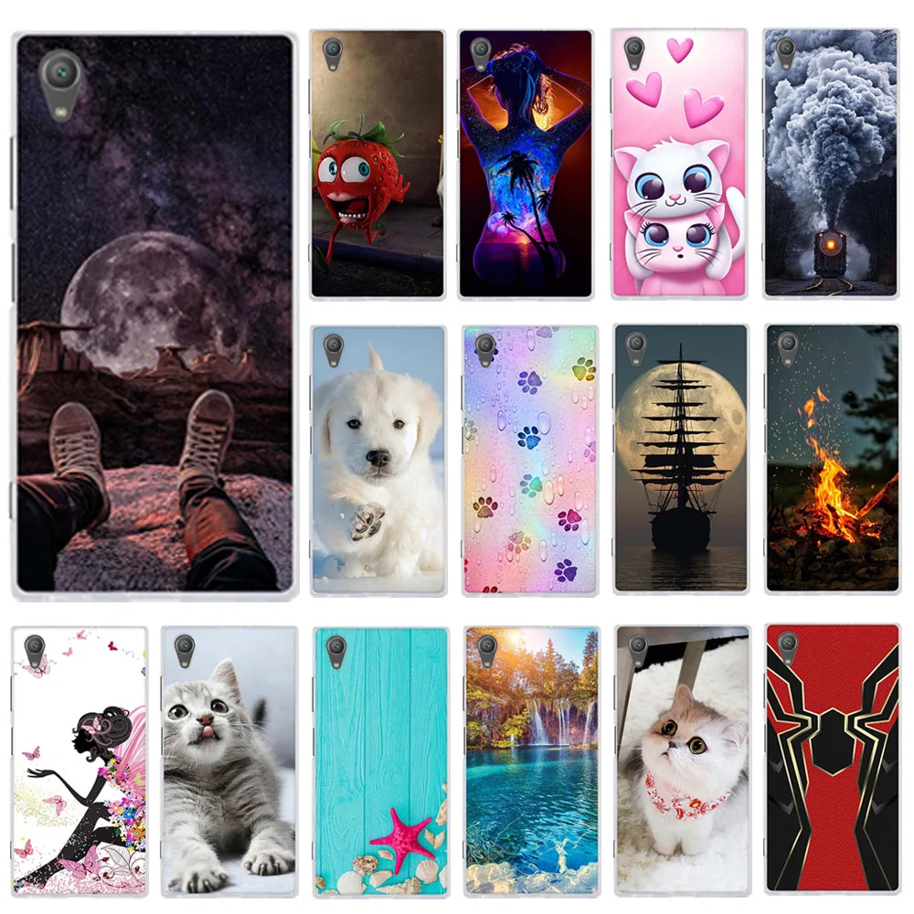 Pattern Printing Case For Sony Xperia XA1 Plus Cover Silicone Coque X A1 Fundas Back Soft |
