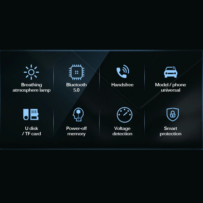 Автомобильный MP3 плеер Onever с Bluetooth 5 0 FM передатчиком и цветным
