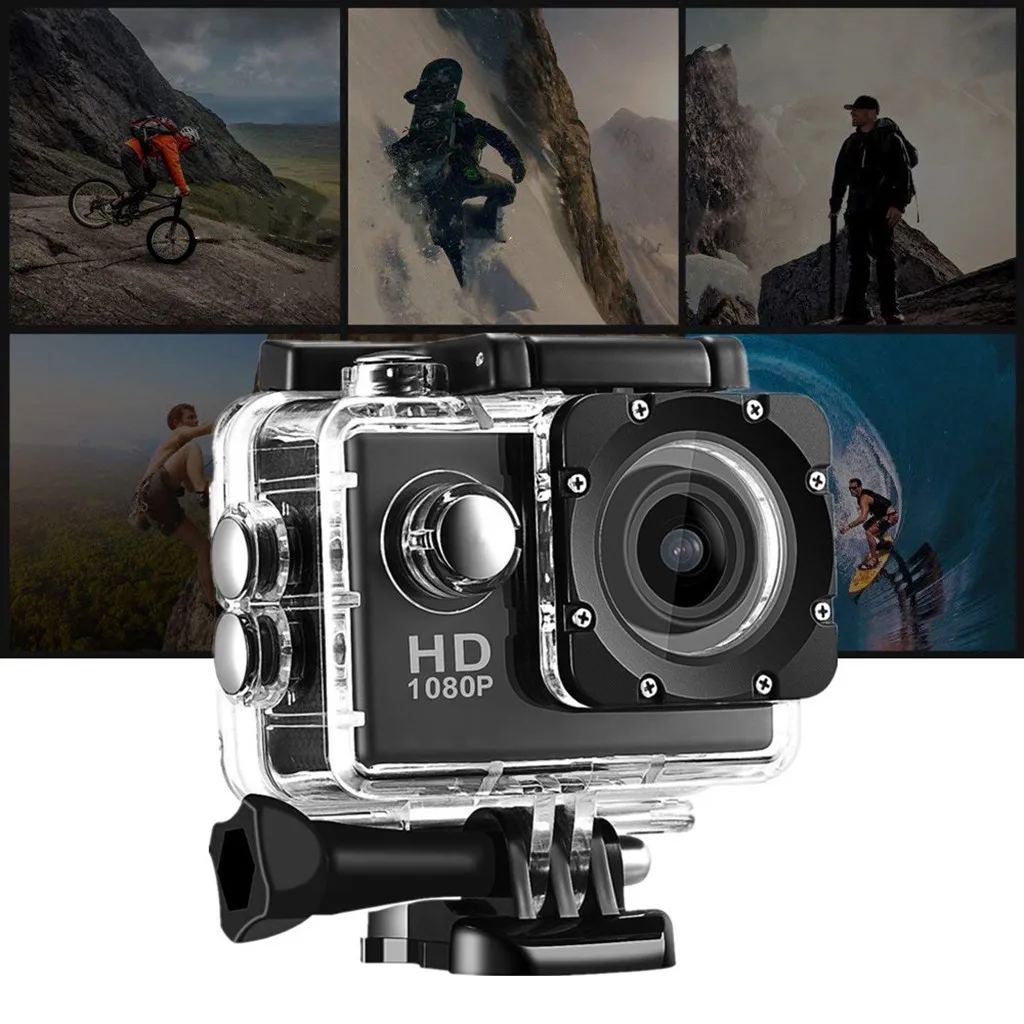 New Waterproof Camera Hd 1080p Sport Action Dvr Cam Dv Video Camcorder Professional Driving Recorder Accessory | Электроника