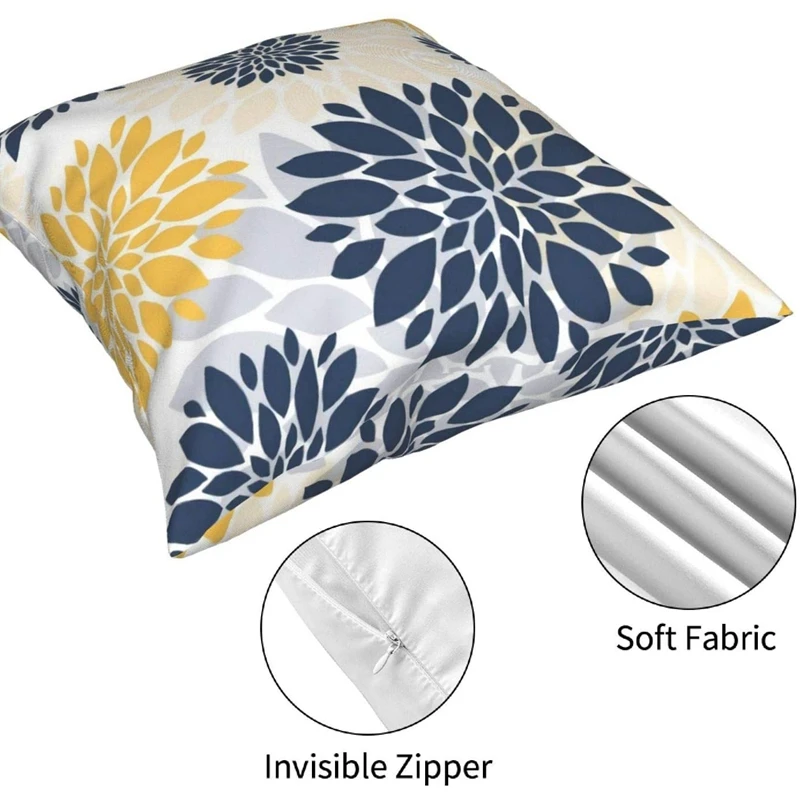 Наволочки 18x18 дюймов набор из 4 наволочек Квадратные наволочки большого размера