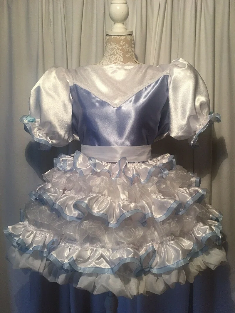 

Tailored sissy Maid Adult Baby festive CD / TV embellishment dress for measurement