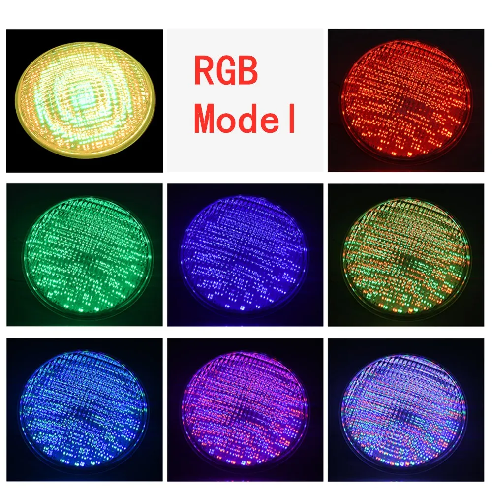 Светодиодный светильник для бассейна PAR56 40 Вт 12 В RGB IP68 558 светодиодный уличный