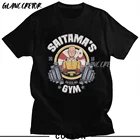 Футболки для тренажерного зала, топы, футболка с коротким рукавом, Повседневная футболка ОК-герой Сайтама, товары для бодибилдинга, модная мужская футболка для тренировок