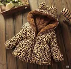 Зимняя верхняя одежда для маленьких девочек, детские парки с капюшоном для девочек, детские куртки для девочек, теплая хлопковая парка, куртка для детей