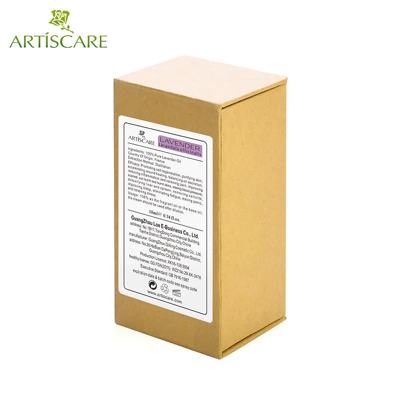 ARTISCARE 100% натуральный лаванды чистое эфирное масло сандалового дерева 10 мл для