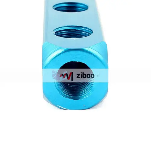 2 шт. Алюминиевые блоки для быстрого подключения воздушного шланга 1/4 BSP 4Way