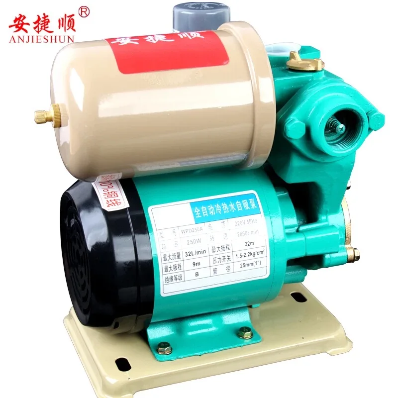 Насос-бустер Anjieshun бытовой высокого качества для водонагревателя автоматический