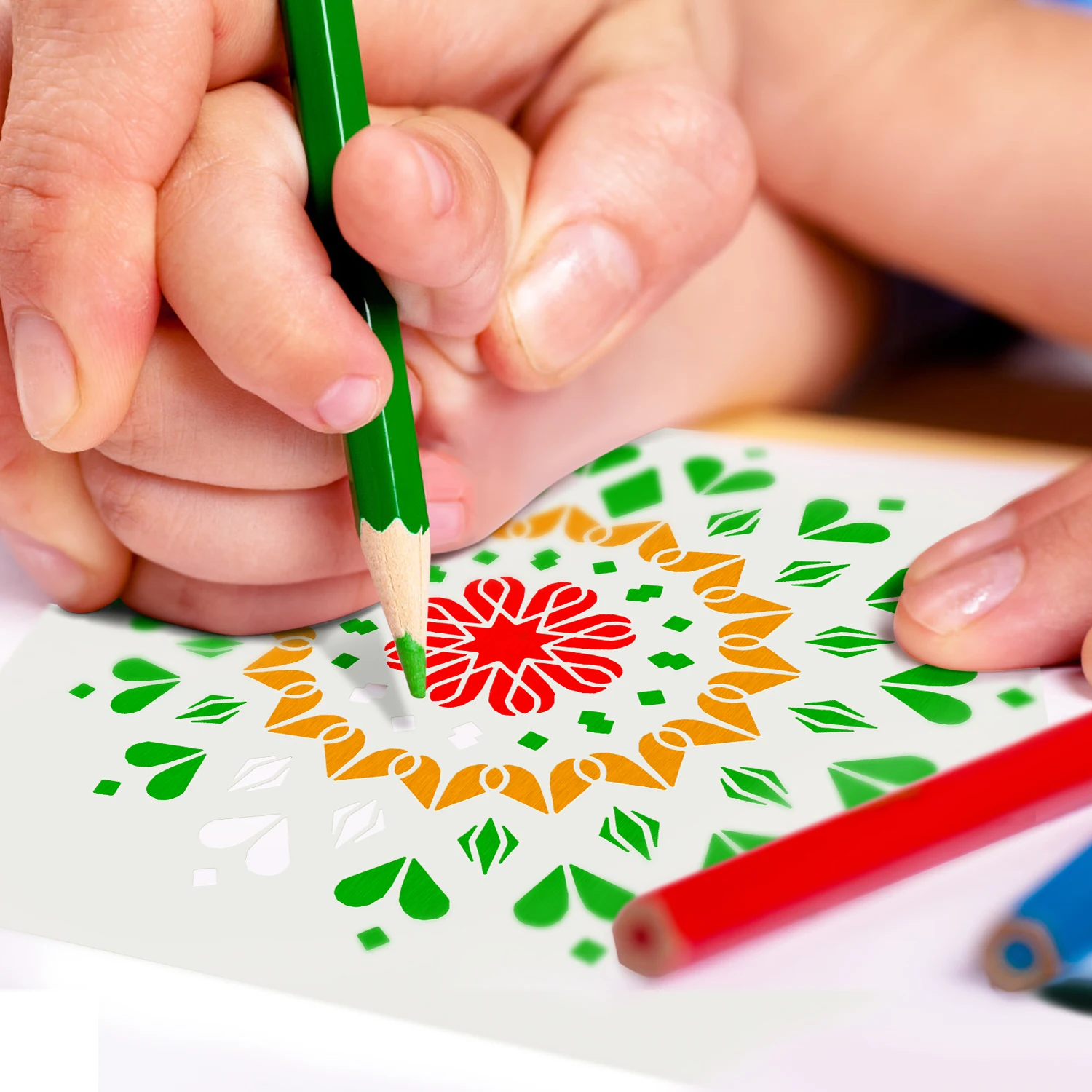 52/16 шт буквенный номер цветочный цветок DIY трафареты для наслоения живопись