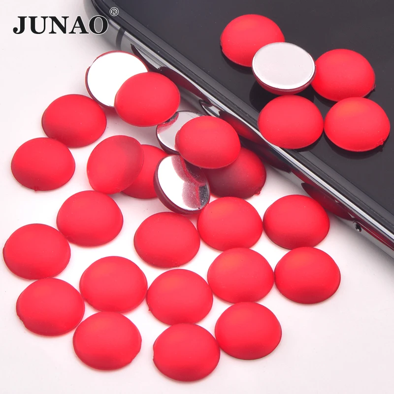 JUNAO 10 мм фотоаппликация украшение с плоской задней стороной стразы круглые