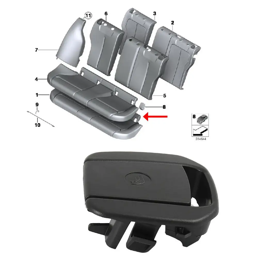 Автомобильный анкер для заднего детского сиденья анкерная Крышка ремня