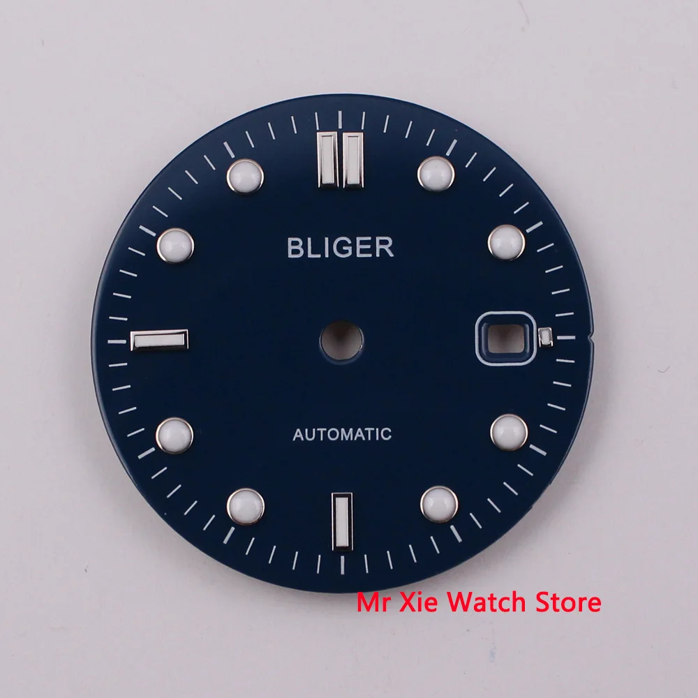 31mm sterile white watch Dial eta 2836/2824 2813/3804 Miyota 8215 821A 82 Series movement |