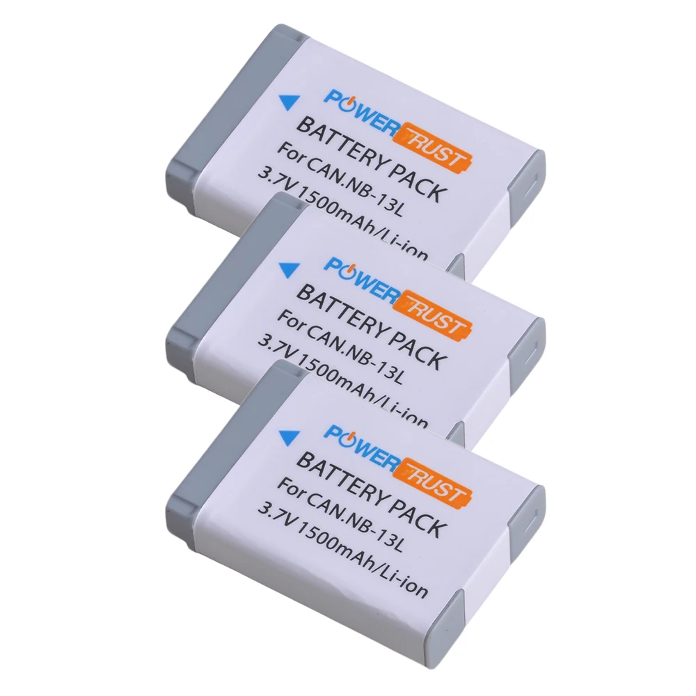 

1500mAh NB-13L Battery for Canon PowerShot G7X Mark II, G5X, G7X, G9X, SX620 HS, SX720 HS, SX730 HS, G9X Mark II, SX740 HS