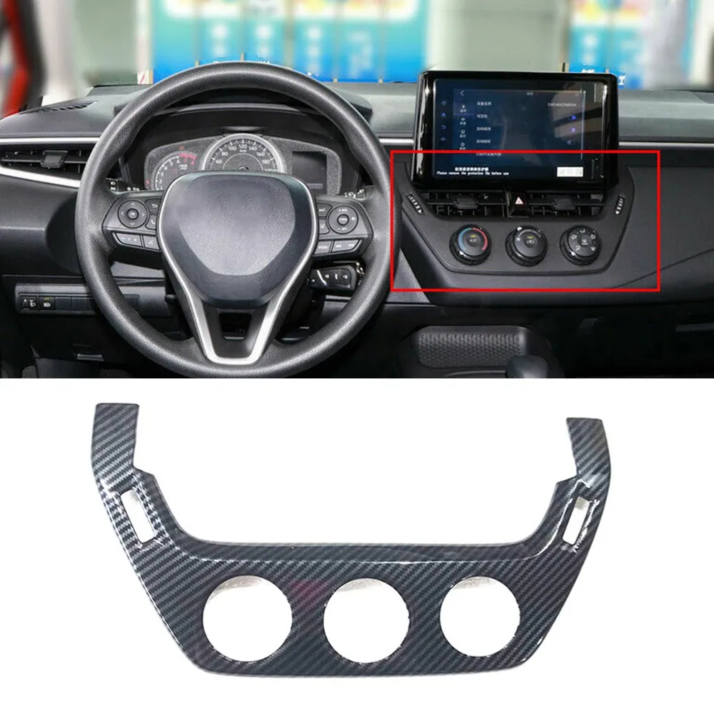 

Trim Air Conditioning Switch Panel ABS Cover For Toyota Corolla 19-2021