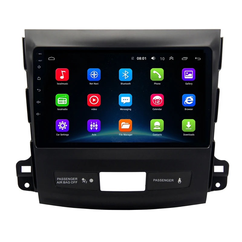 9 &quotAndroid 1 автомобильный DVD GPS для Mitsubishi Outlander 2006 2012/Peugeot 4007/Citroen C Cross радио стерео