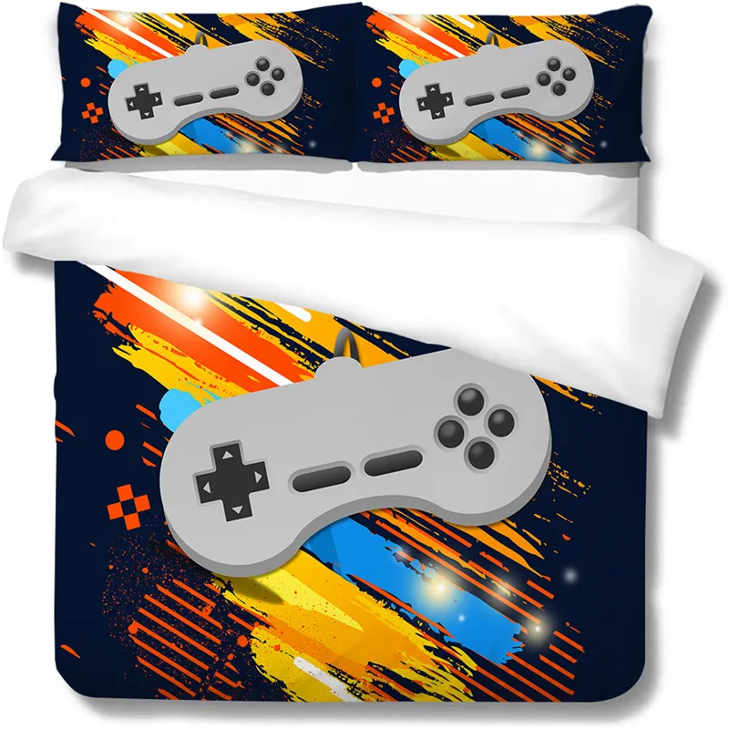

3D Bedding Set Luxury Game Handle Printed Creative Soft Breathable King Queen Full Double Size Bedroom Decorations