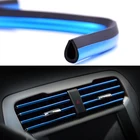 U-образная решетка вентиляционного отверстия автомобиля, декоративная лента для Honda Civic Accord Jazz Fit CRV XRV Nissan X-Trail Juke