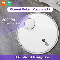 2021 xiaomi mi robot vacuum cleaner 1s for home automatic sweeping dust sterilize smart planned wifi mijia app remote control