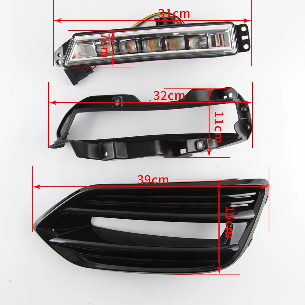 2 шт. светодиодные дневные ходовые огни светильник для Honda вариабельности