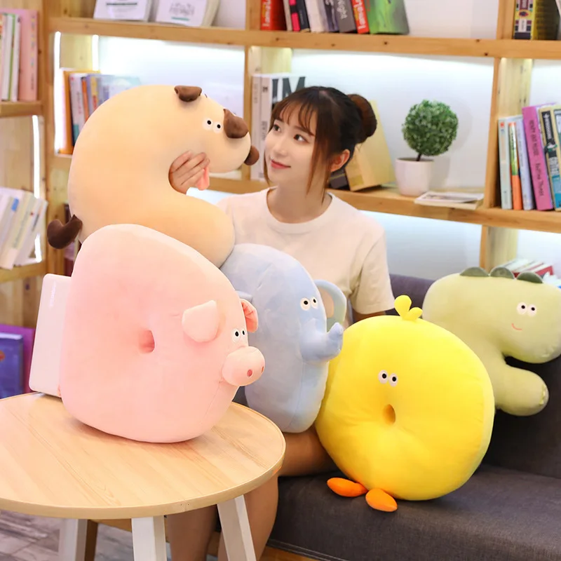 Креативные милые Алфавит плюшевые игрушки животных Подушка с буквами Кукла