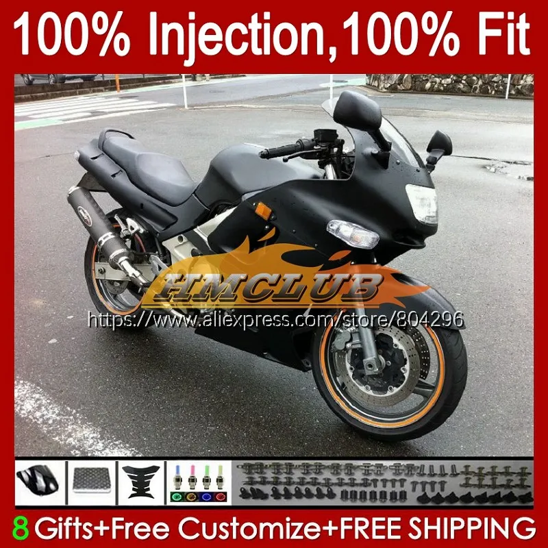 

Инъекция для KAWASAKI ZZR400 1993 1995 1996 1997 плоский черный 1998 1999 55No.76 ZZR-400 ZZR 400 00 01 02 03 04 05 06 07 обтекатель