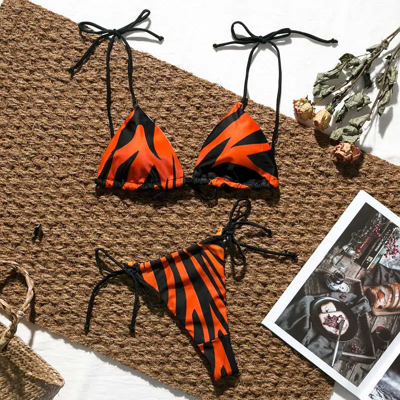 5 Bikinx, укороченный топ, спортивный женский купальник,, 3 шт., бикини, стринги, прозрачный купальник, женский купальник, неоновый, зеленый, комплект бикини - Цвет: 5