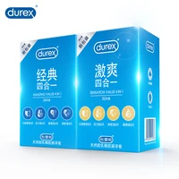 durex condom 4 types ultra thin lubrication natural rubber products latex penis condoms adult intimate goods sex for men
