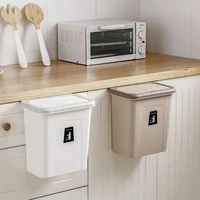 push top trash can chef hanging automatic return lid for fruit and vegetable pericarp small garbage cabinet cupboard kitchen