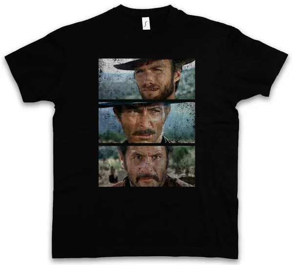 

THE GOOD THE BAD AND THE UGLY T-SHIRT - Italo Western Eastwood Cowboy US Clint Unisex
