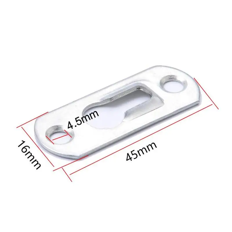 

10pcs Set Furniture Accessories Cambrian Mirror Hanging Iron Hanger Hook Keyhole Board Mirror Hanging Connector Hardware Q4P1