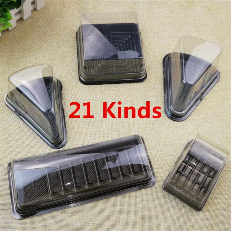 100 шт. 50 прозрачная упаковочная бумажная коробка для Мусса с ручкой конфет