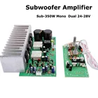 Плата усилителя сабвуфера 350 Вт, моно, высокая мощность, DIY Sub, 10-12 дюймов, динамик AC24-28V