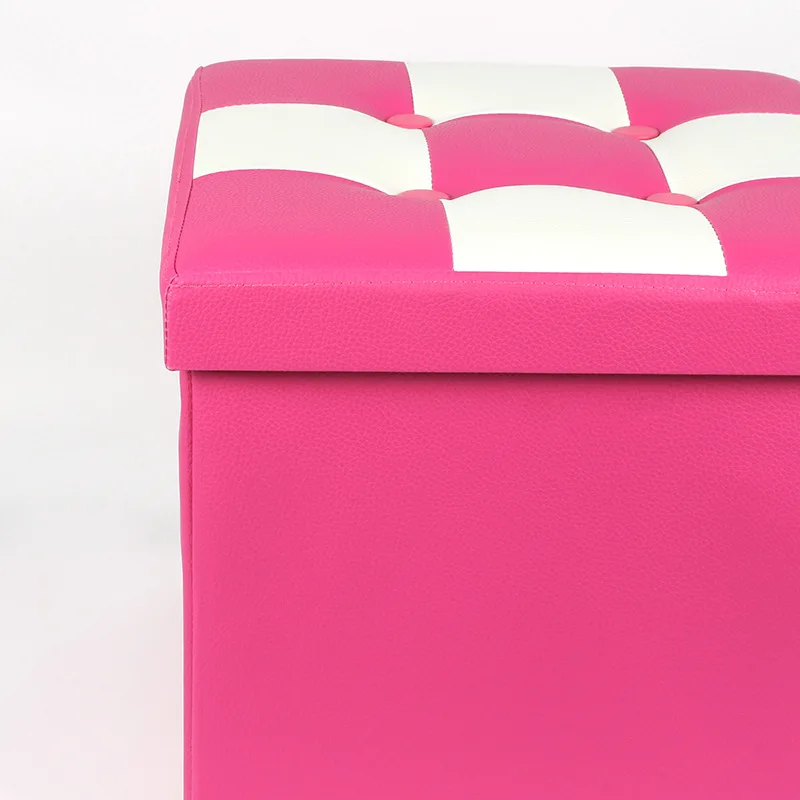 

Leather storage stool storage stool can sit adult folding leather stool wholesale storage storage box