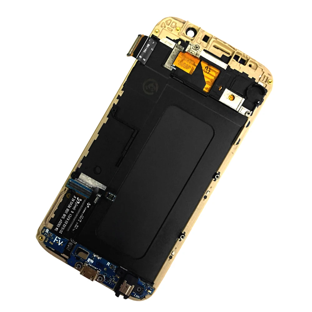 ЖК дисплей 5 1 дюйма с рамкой для SAMSUNG Galaxy S6 G920 G920F сенсорным экраном и дигитайзером