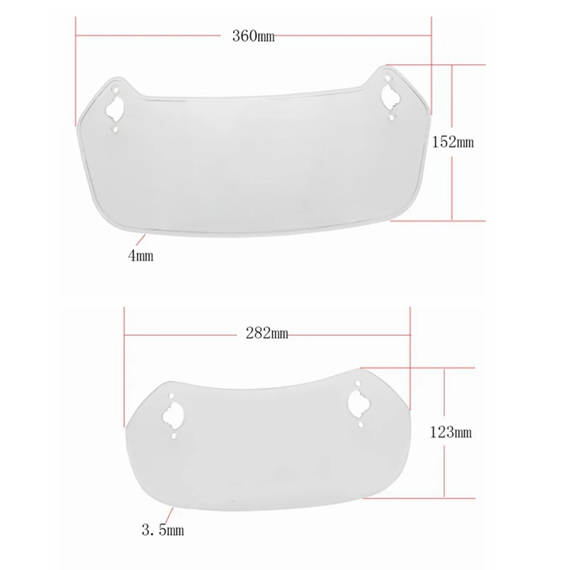 Универсальный Регулируемый спойлер на лобовое стекло мотоцикла скутера