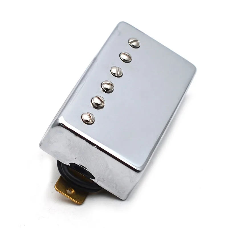 humbucker e gitarre pickup goldchrom hals brücke pickup für lp style e gitarre messing abdeckung guitarra pickup free global shipping