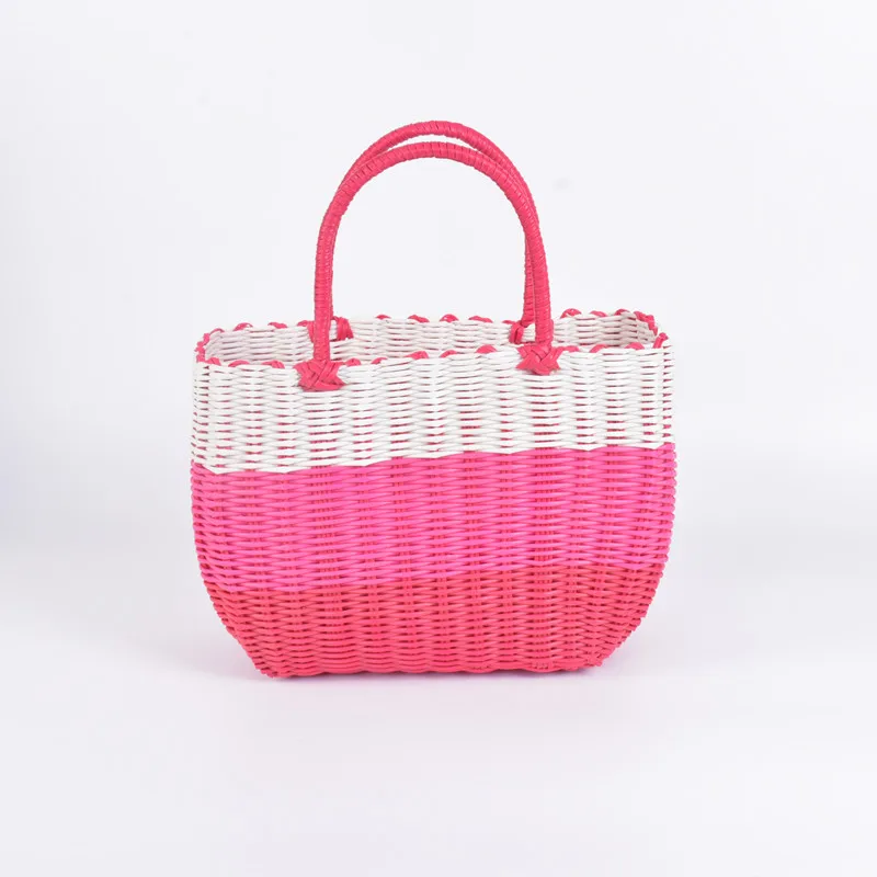 

Shopping basket household plastic woven storage basket Bath Basket bathroom basket shopping basket gift basket