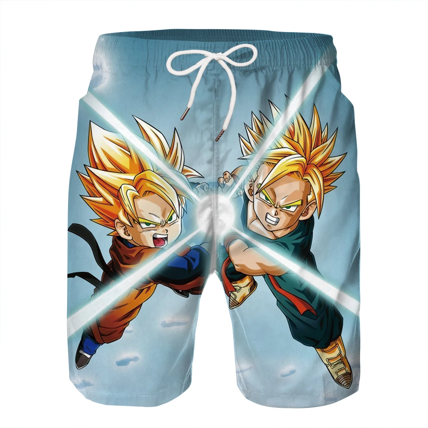 

Summer Anime Janpan Anime 3D Print Beach Shorts Men's Cool Ventilation Casual Beach Shorts Man Outdoor Fitness Sport Short
