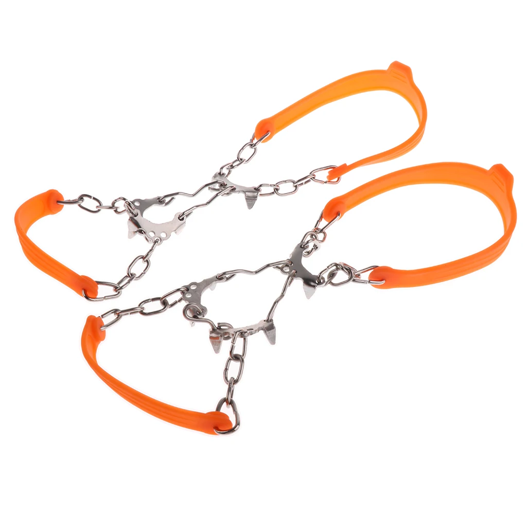 6-зубчатые Ледяные Шипы для снега шипы обувь противоскользящие ручки зимней