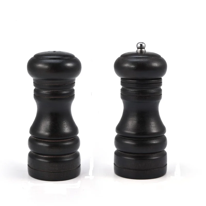 Мельница для соли и перца 2 шт. ручной механизм мельница из дерева с керамическим