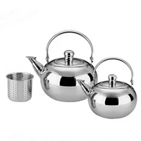 11 5 2l stainless steel teapot coffee pot kettle with tea leaf infuser filter coffee maker large capacity kung fu tea set