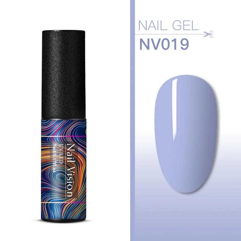 S06614 Nail Vision, 176 цветов, чистый цвет, набор гель-лаков, UV Vernis, полуперманентный, впитывающий, 5 мл, Гель-лак для ногтей, маникюра - Цвет: S06614