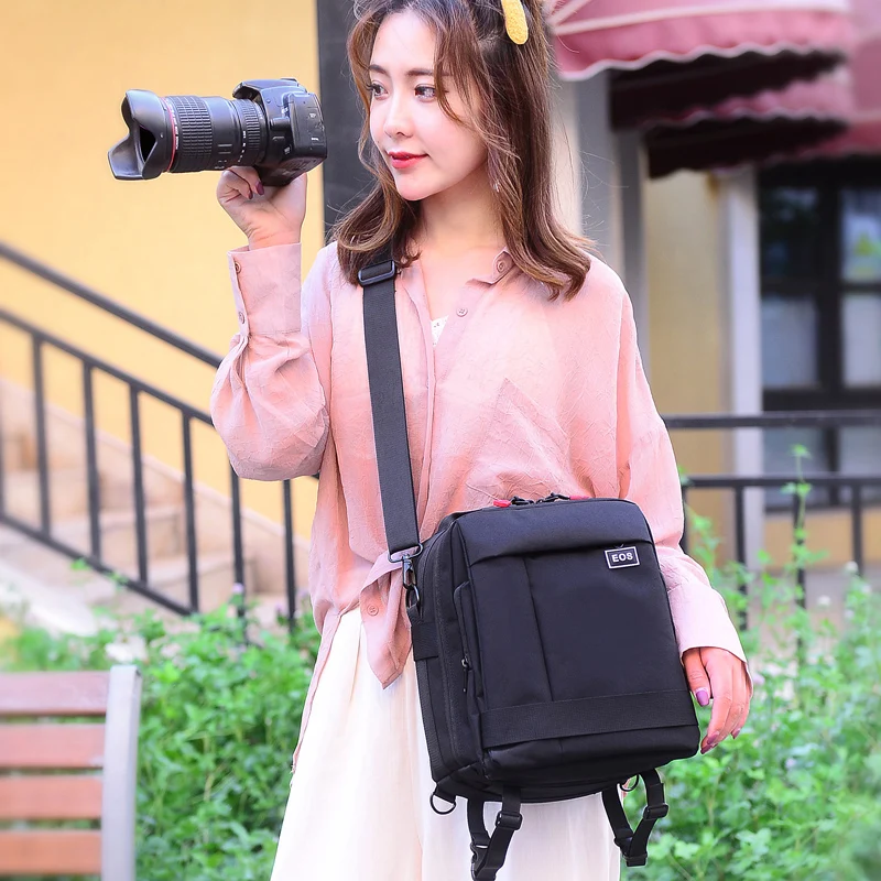 DSLR камера рюкзак Водонепроницаемый Открытый одно плечо Камера Сумка Дорожный